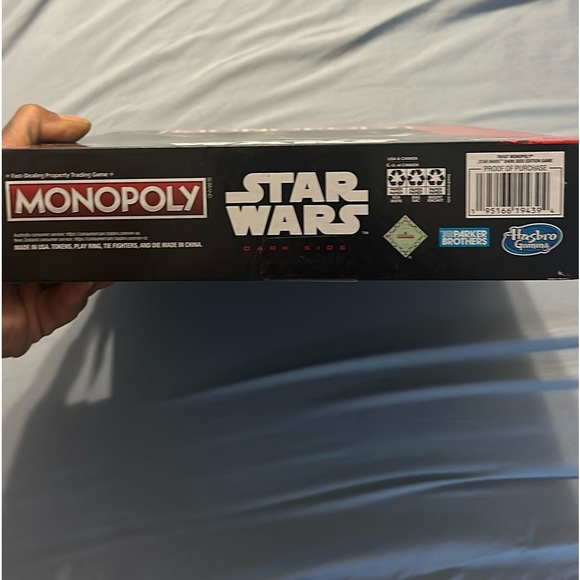 Monopoly Disney Star Wars Dark Side Edition Board Game for Kids and Family - Picture 2 of 7